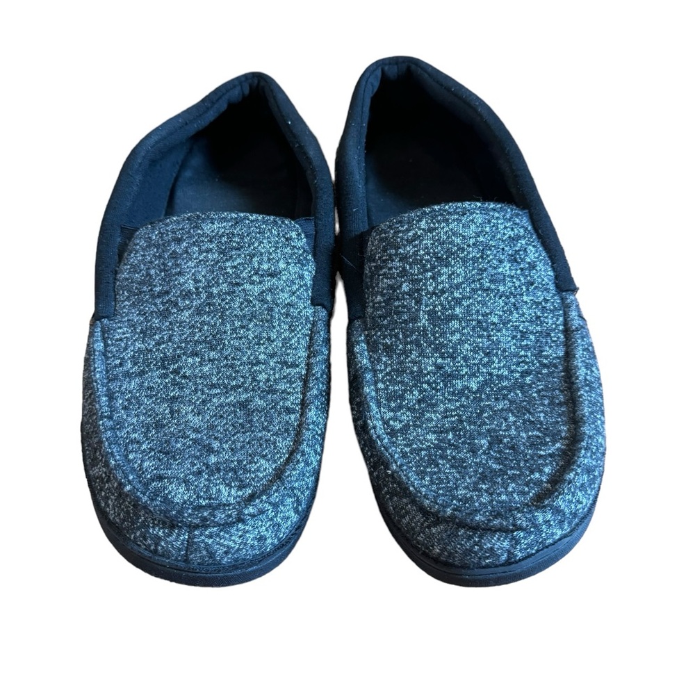 Men’s Rockdove SILVADUR Anti-Odor Memory foam Moc Slipper. Grey. Size 8. GUC
